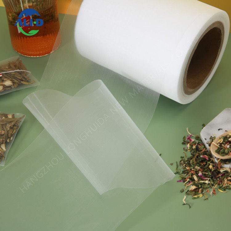 Materiais biodegradáveis ​​de solo para saquinho de chá em pirâmide