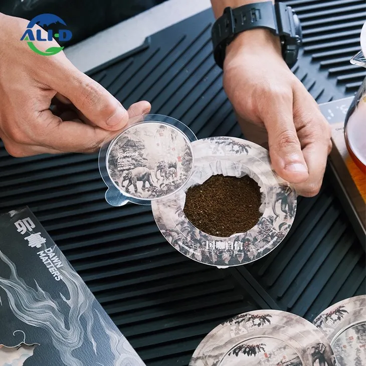 Saco de café para disco voador